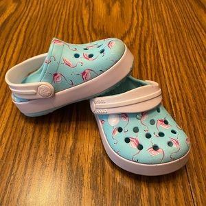Crocs Toddler Girl Flamingo Print
